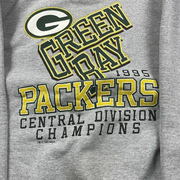 Vintage Green Bay Packers Sweater Mens XL Starter 90s 1995 Division Champs USA - Picture 4 of 13